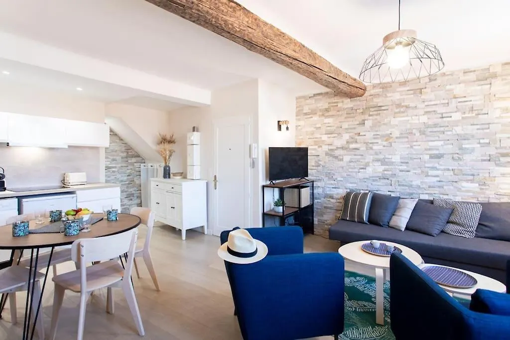 L16 Suite Malonat Vieux Nice 1 Min Mer/ 2 Chbres & Ac Franciaország